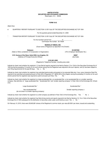 Thumbnail Digital Turbine
 10-Q Quarterly Report FY 
