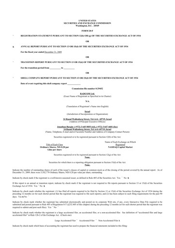 Thumbnail RADCOM 20-F Annual Report 