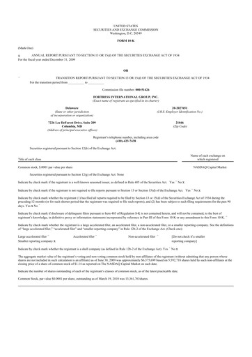 Thumbnail TSS, Inc. 10-K Annual Report 