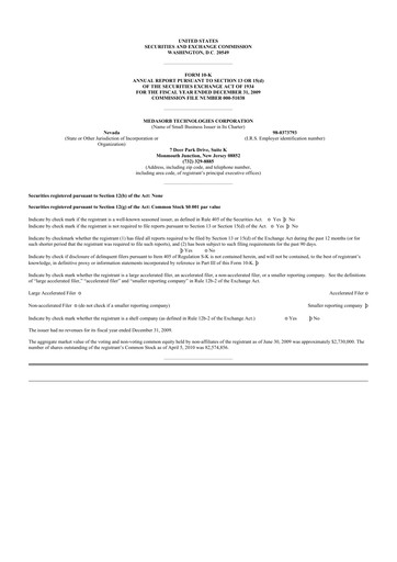 Thumbnail Cytosorbents 10-K Annual Report 