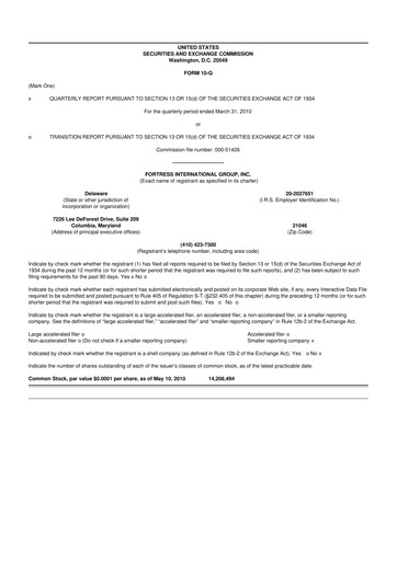 Miniature TSS, Inc. 10-Q Rapport trimestriel  