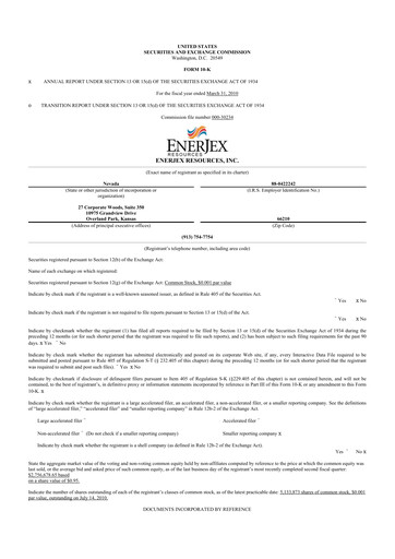 Thumbnail AgEagle Aerial Systems
 10-K Annual Report 