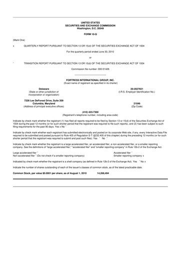 Miniature TSS, Inc. 10-Q Rapport trimestriel  