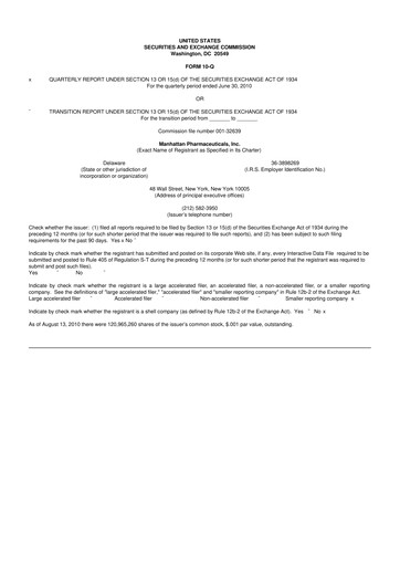 Thumbnail TG Therapeutics 10-Q Quarterly Report FY 