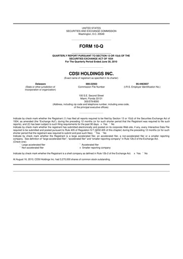 Miniature Safe & Green Holdings 10-Q Rapport trimestriel  