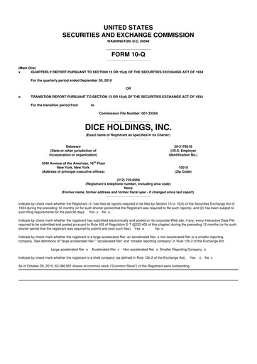 Thumbnail DHI Group 10-Q Quarterly Report FY 