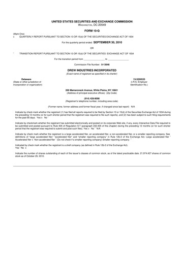 Thumbnail LCI Industries
 10-Q Quarterly Report FY 