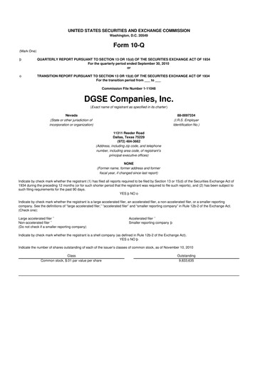 Vorschaubild Envela Corporation 10-Q Quartalsbericht  