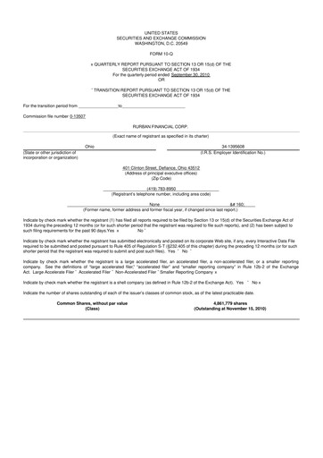 Miniature SB Financial Group 10-Q Rapport trimestriel  