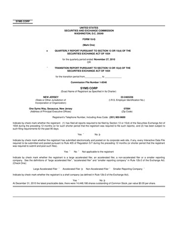 Thumbnail Trinity Place Holdings
 10-Q Quarterly Report FY 