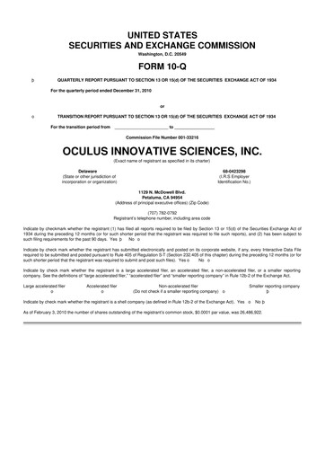Thumbnail Sonoma Pharmaceuticals 10-Q Quarterly Report FY 