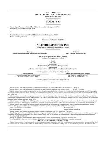 Miniature Capricor Therapeutics
 10-K Rapport annuel 