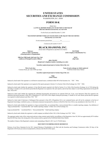 Vorschaubild Clarus
 10-K Jahresbericht 