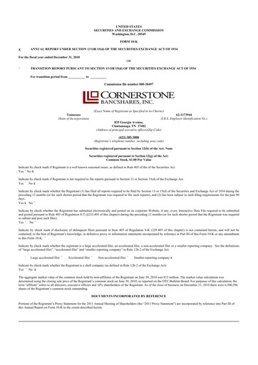 Vorschaubild SmartFinancial (SmartBank) 10-K Jahresbericht 