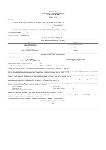 Thumbnail Xtant Medical 10-K Annual Report 