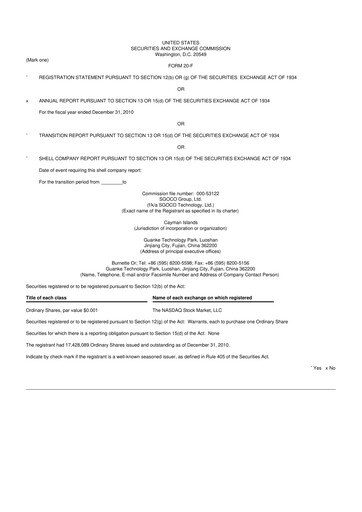 Thumbnail TROOPS, Inc. 20-F Annual Report 