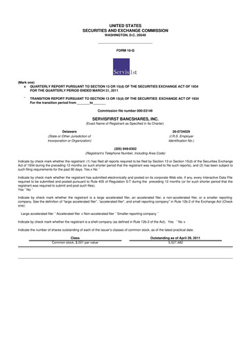 Vorschaubild ServisFirst Bancshares 10-Q Quartalsbericht  