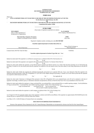 Thumbnail Trinity Place Holdings
 10-K Annual Report 