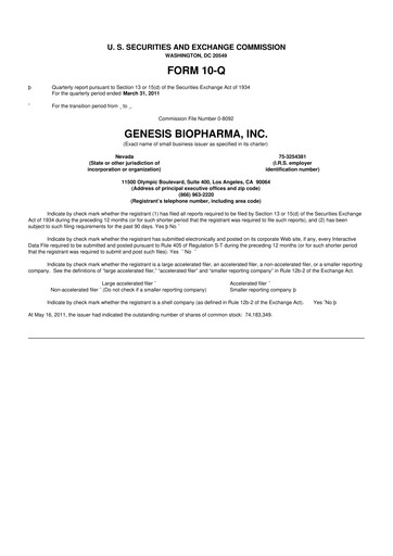 Thumbnail Iovance Biotherapeutics
 10-Q Quarterly Report FY 