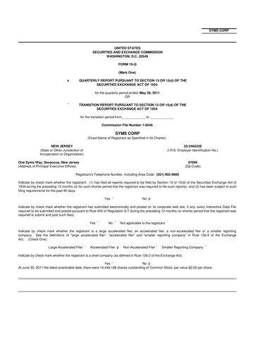 Thumbnail Trinity Place Holdings
 10-Q Quarterly Report FY 