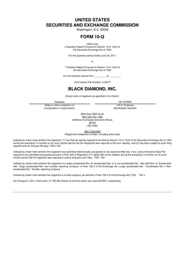 Thumbnail Clarus
 10-Q Quarterly Report FY2011 