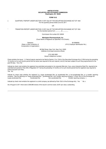 Thumbnail TG Therapeutics 10-Q Quarterly Report FY 