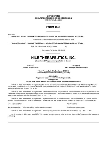 Thumbnail Capricor Therapeutics
 10-Q Quarterly Report FY2011 