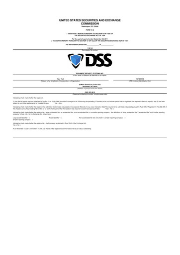 Thumbnail DSS, Inc. (Document Security Systems) 10-Q Quarterly Report FY2011 
