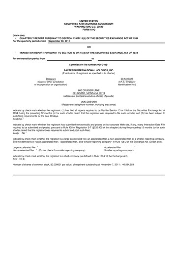 Thumbnail Xtant Medical 10-Q Quarterly Report FY2011 