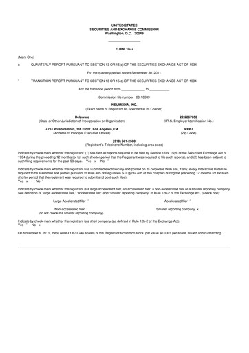 Thumbnail Digital Turbine
 10-Q Quarterly Report FY2011 