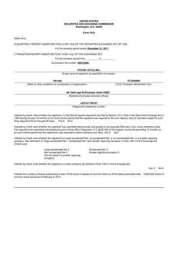 Thumbnail Rezolute 10-Q Quarterly Report FY2012 