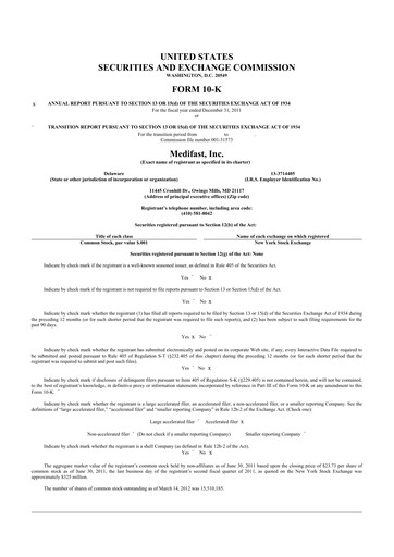 Thumbnail Medifast 10-K Annual Report 2011