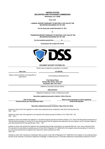 Thumbnail DSS, Inc. (Document Security Systems) 10-K Annual Report 2011
