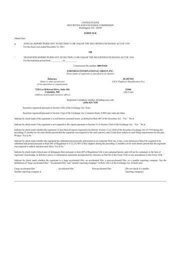 Thumbnail TSS, Inc. 10-K Annual Report 2011