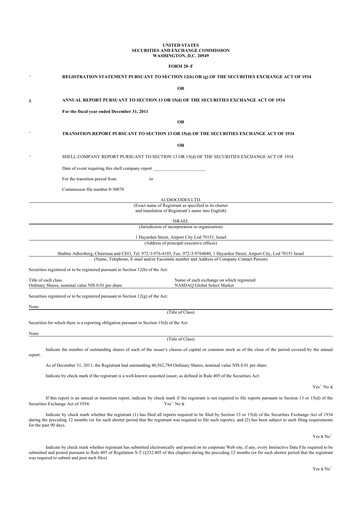 Thumbnail AudioCodes 20-F Annual Report 2011