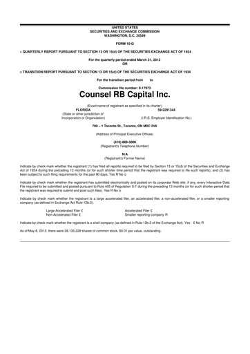 Thumbnail Heritage Global 10-Q Quarterly Report FY2012 