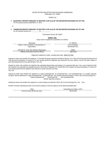 Thumbnail Perspective Therapeutics 10-Q Quarterly Report FY2012 