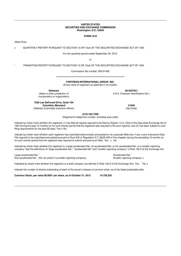Miniature TSS, Inc. 10-Q Rapport trimestriel 2012 