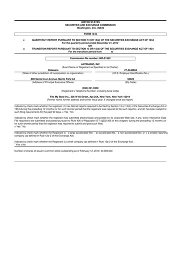 Thumbnail Rezolute 10-Q Quarterly Report FY2013 