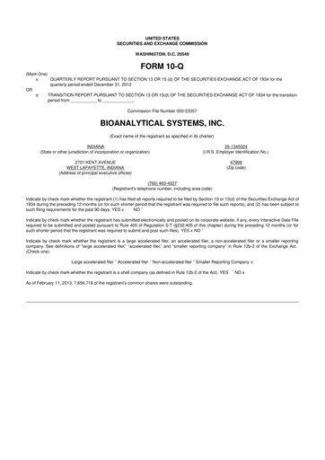 Thumbnail Inotiv 10-Q Quarterly Report FY2013 