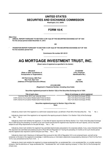 Thumbnail TPG Mortgage Investment Trust 10-K Annual Report 