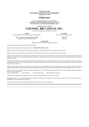 Miniature Heritage Global 10-K Rapport annuel 2012