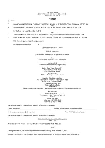 Thumbnail TROOPS, Inc. 20-F Annual Report 2012