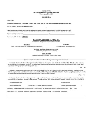Vorschaubild Manhattan Bridge Capital
 10-Q Quartalsbericht 2013 