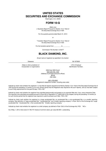 Thumbnail Clarus
 10-Q Quarterly Report FY2013 