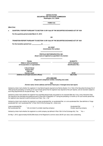 Thumbnail Protalix BioTherapeutics
 10-Q Quarterly Report FY2013 