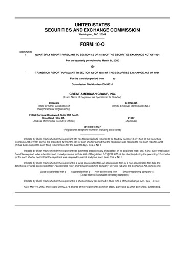 Thumbnail BRC Group Holdings 10-Q Quarterly Report FY2013 