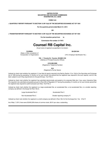 Thumbnail Heritage Global 10-Q Quarterly Report FY2013 