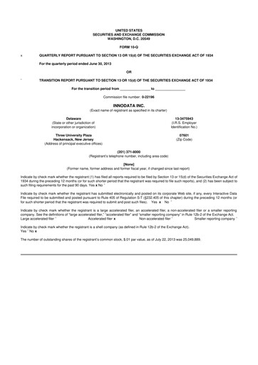 Thumbnail Innodata 10-Q Quarterly Report FY2013 