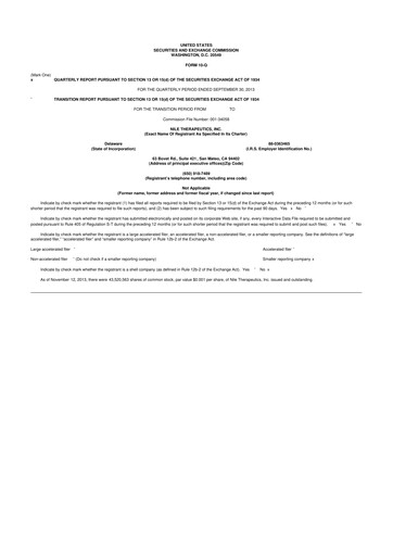 Thumbnail Capricor Therapeutics
 10-Q Quarterly Report FY2013 